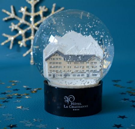 Boule de neige en verre personnalis